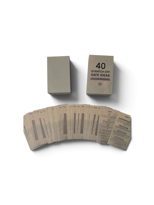Couples Adventure Deck – 40 Scratch-Off Date Ideas